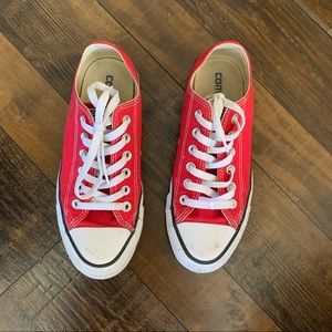 Converse Red size 7 women
